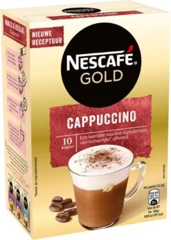 Nescafé Gold Cappuccino Oploskoffie - Ongezoet - 6 Doosjes à 10 Zakjes -Lavazza Winkel 857x1200 1