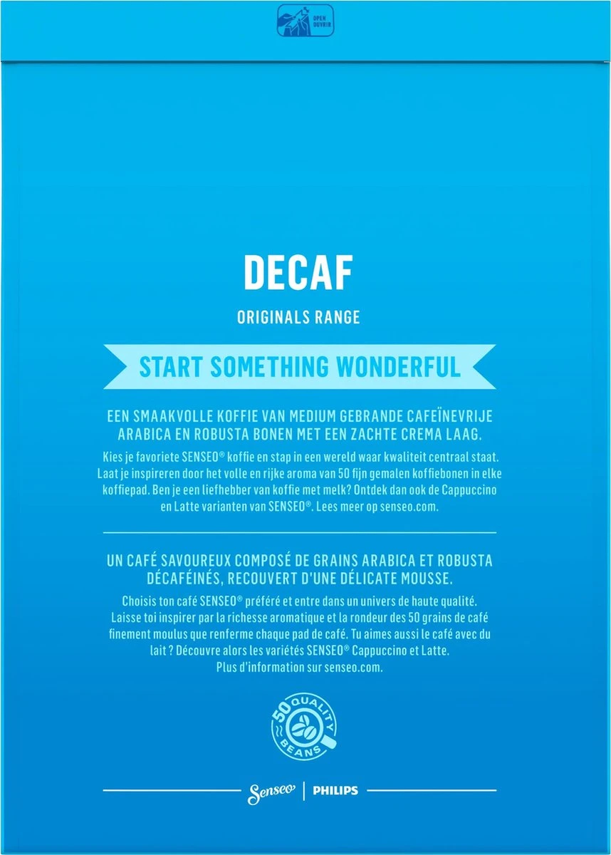 Senseo Decaf Koffiepads - 5/9 Intensiteit - 10 x 36 pads Senseo Decaf Koffiepads - 5/9 Intensiteit - 10 X 36 Pads -Lavazza Winkel 858x1200 3