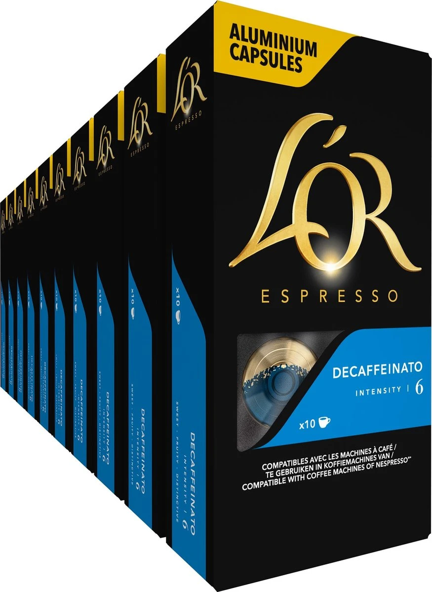 L'OR Espresso Decaffeinato Koffiecups - Intensiteit 6/12 - 10 x 10 capsules L'OR Espresso Decaffeinato Koffiecups - Intensiteit 6/12 - 10 X 10 Capsules -Lavazza Winkel 875x1200 4