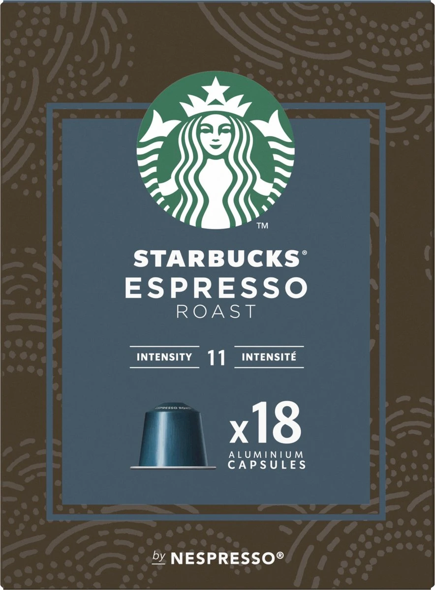 Starbucks by Nespresso capsules Espresso Roast - 7 doosjes à 18 koffiecups Starbucks By Nespresso Capsules Espresso Roast - 7 Doosjes à 18 Koffiecups -Lavazza Winkel