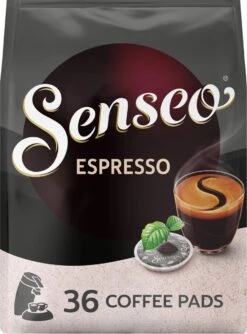 Senseo Espresso Koffiepads - 9/9 Intensiteit - 10 X 36 Pads -Lavazza Winkel 887x1200