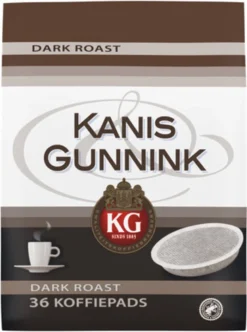 Kanis & Gunnink Dark Roast Koffiepads - 10 X 36 Pads -Lavazza Winkel 894x1200 1