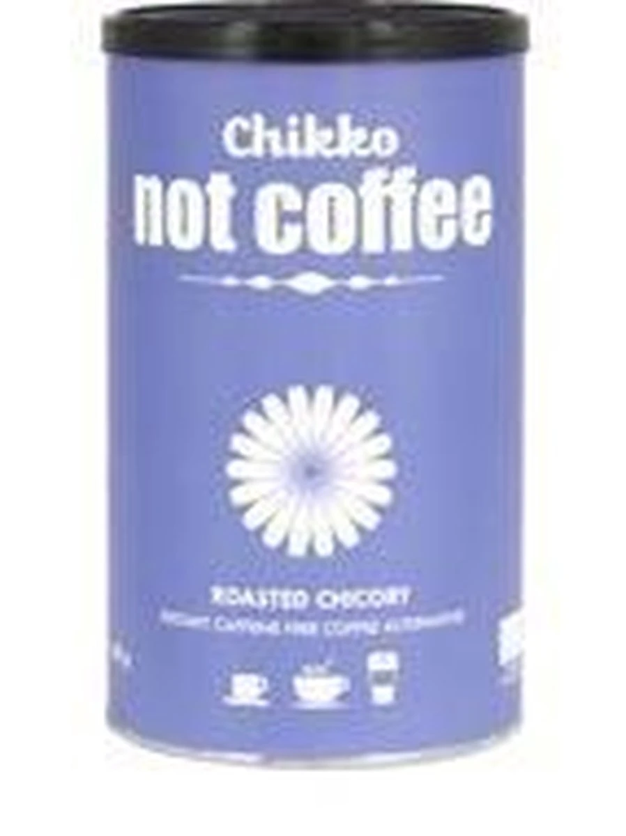 Chikko - Biologische Caffeïnevrije Koffievervanger - Geroosterde Cichorei -Roasted Chicory - 150 g Chikko - Biologische Caffeïnevrije Koffievervanger - Geroosterde Cichorei -Roasted Chicory - 150 G -Lavazza Winkel