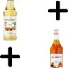 Monin VAnille Koffiesiroop VOORDEELPACK Vanille 70 + Caramel 70cl -Lavazza Winkel 899x1200