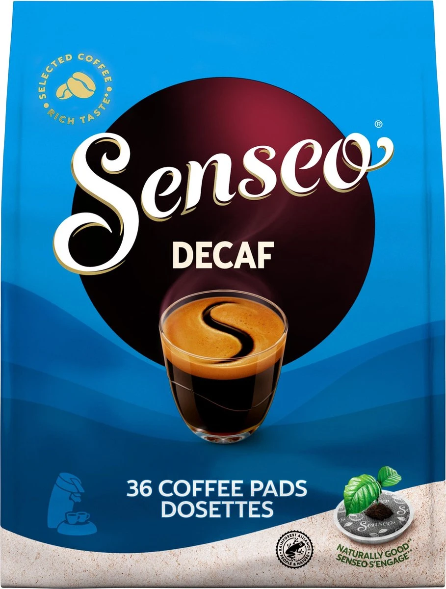Senseo Decaf Koffiepads - 5/9 Intensiteit - 10 x 36 pads Senseo Decaf Koffiepads - 5/9 Intensiteit - 10 X 36 Pads -Lavazza Winkel 909x1200 1