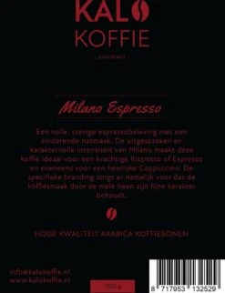 Kalo Koffie - 100% Arabica Koffiebonen - Milano Espresso - 1kg - Exclusieve Koffie -Lavazza Winkel 921x1200