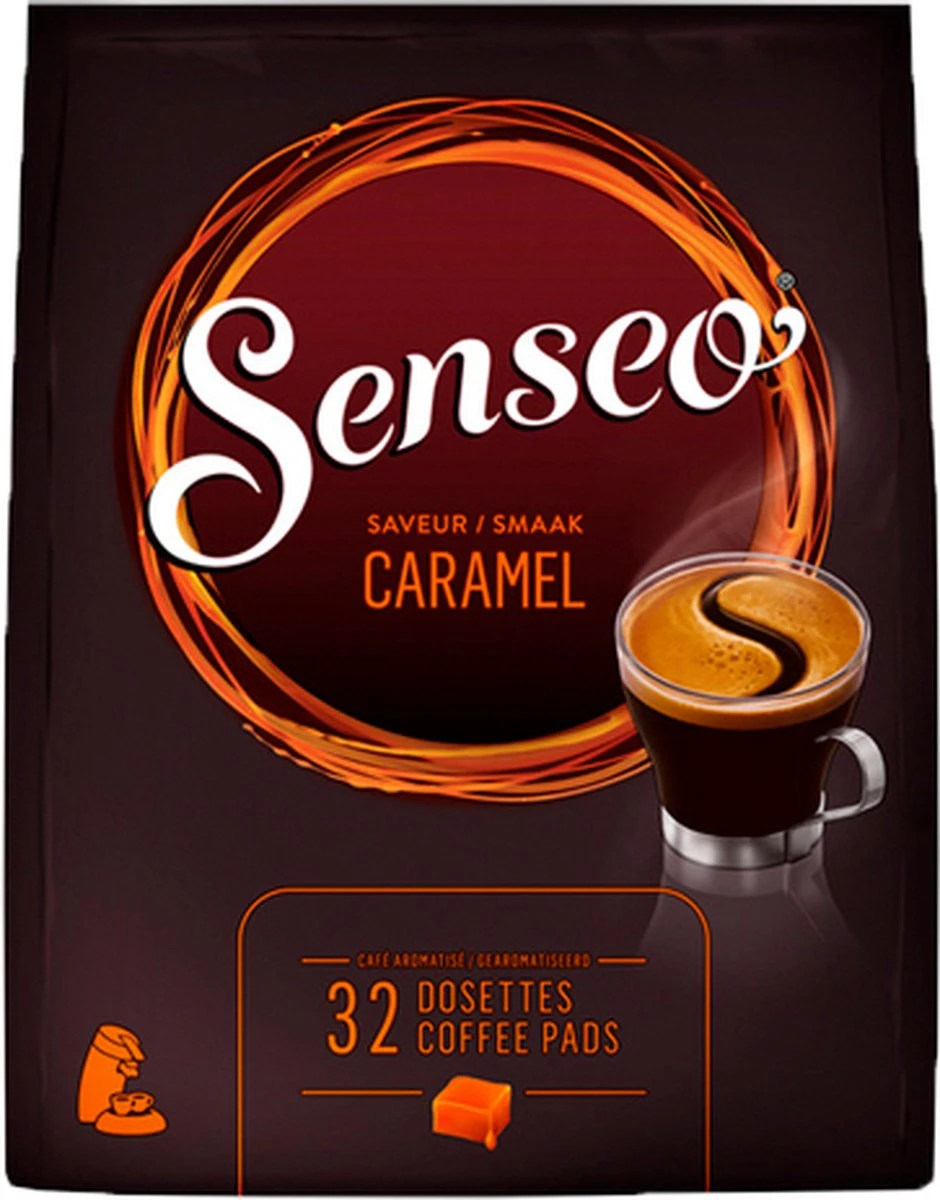 Senseo Caramel Koffiepads - 2/9 Intensiteit - 10 x 32 pads Senseo Caramel Koffiepads - 2/9 Intensiteit - 10 X 32 Pads -Lavazza Winkel
