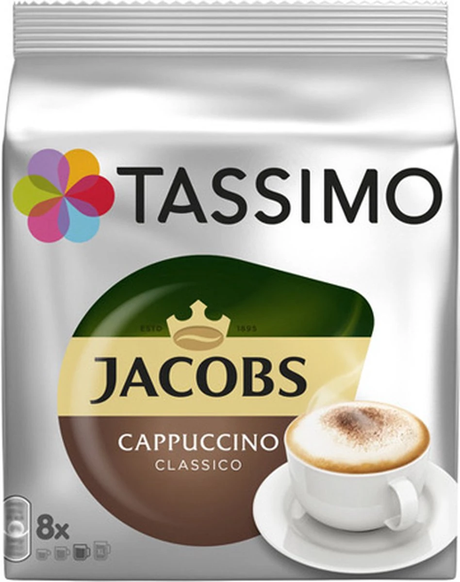 Tassimo - Jacobs Cappuccino Classico - 5x 8 T-Discs Tassimo - Jacobs Cappuccino Classico - 5x 8 T-Discs -Lavazza Winkel 948x1200 1