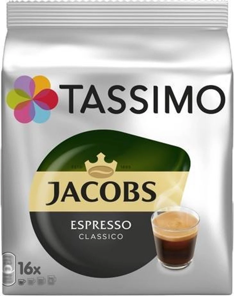 Tassimo - Jacobs Espresso Classico - 16 T-Discs Tassimo - Jacobs Espresso Classico - 16 T-Discs -Lavazza Winkel 948x1200 2