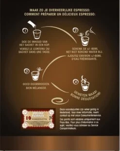 Douwe Egberts Espresso Sticks Oploskoffie - 6 X 25 Zakjes -Lavazza Winkel 957x1200