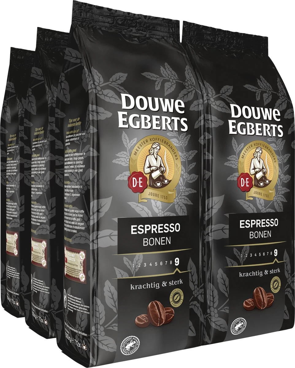 Douwe Egberts Espresso Koffiebonen - 4 x 500 gram Douwe Egberts Espresso Koffiebonen - 4 X 500 Gram -Lavazza Winkel 962x1200 4