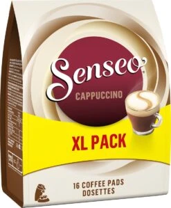 Senseo Cappuccino Koffiepads - 2/9 Intensiteit - 4 X 16 Pads - Voordeelverpakking -Lavazza Winkel 990x1200