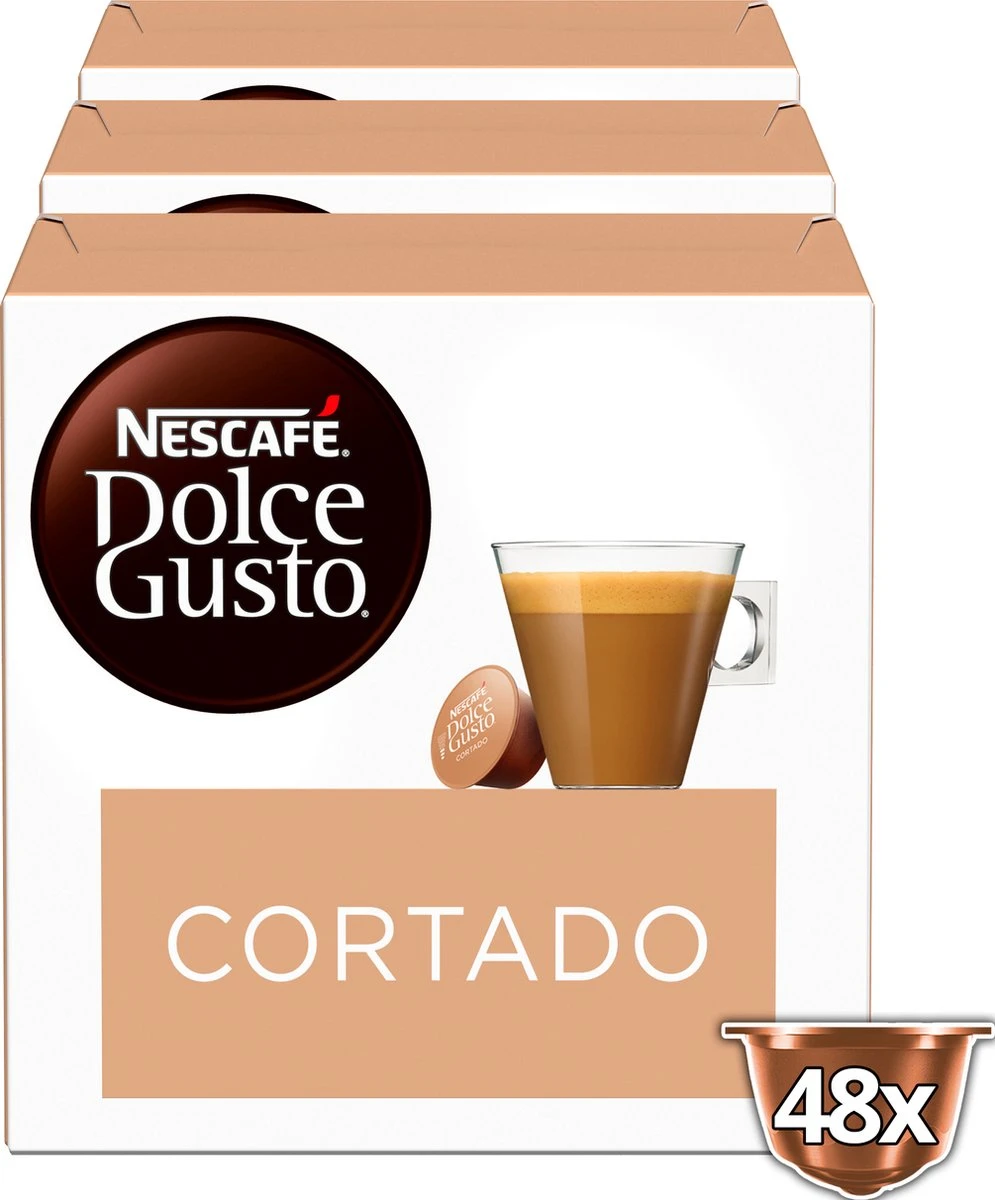 Nescafé Dolce Gusto Cortado Espresso Macchiato capsules - 48 koffiecups Nescafé Dolce Gusto Cortado Espresso Macchiato Capsules - 48 Koffiecups -Lavazza Winkel 995x1200 13