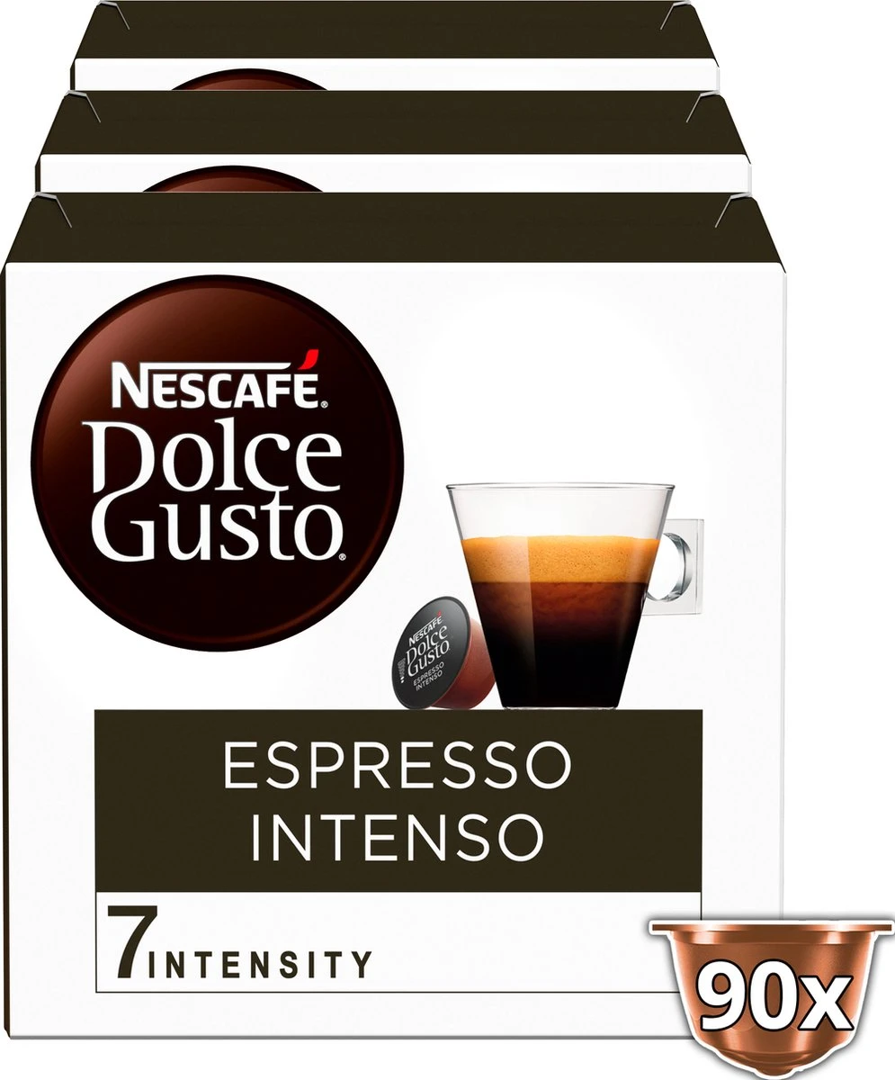 Nescafé Dolce Gusto Espresso Intenso capsules - 90 koffiecups Nescafé Dolce Gusto Espresso Intenso Capsules - 90 Koffiecups -Lavazza Winkel 995x1200 2