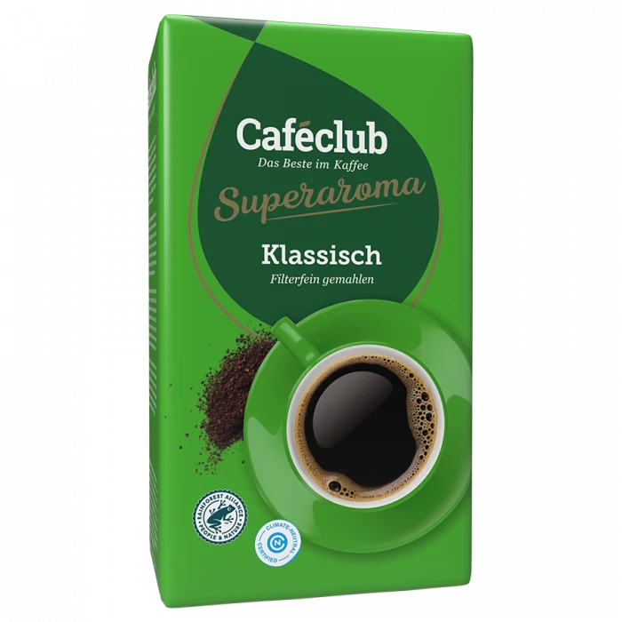 Caféclub Supercreme Klassisch gemalen koffie 500 g. Caféclub Supercreme Klassisch Gemalen Koffie 500 G. -Lavazza Winkel caf club supercreme klassisch