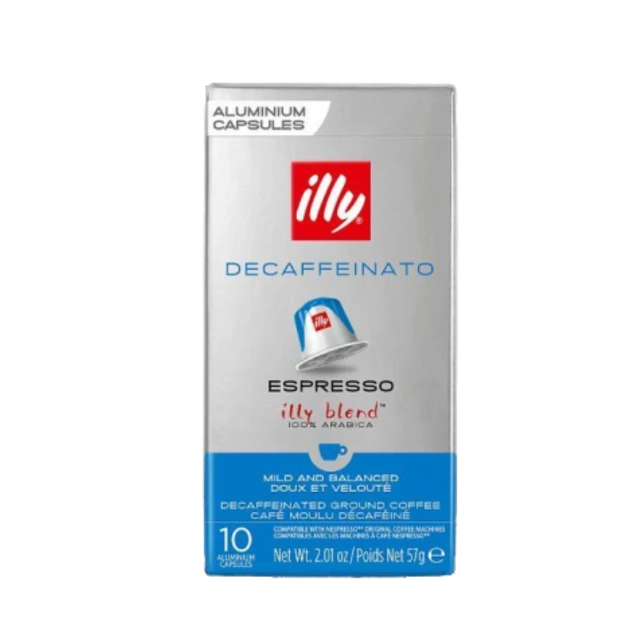 illy Decaffeinato Espresso capsules voor Nespresso® koffiecups Illy Decaffeinato Espresso Capsules Voor Nespresso® Koffiecups -Lavazza Winkel illy nespresso decaffeinato 10 capsules