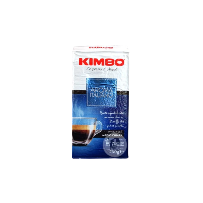 Kimbo Aroma Italiano gemalen koffie 250 g. Kimbo Aroma Italiano Gemalen Koffie 250 G. -Lavazza Winkel kimbo aroma italiano 1