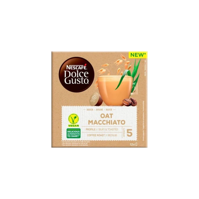 Nescafe Dolce Gusto Oat Macchiato VEGAN Nescafe Dolce Gusto Oat Macchiato VEGAN -Lavazza Winkel oat macchiato 1 1